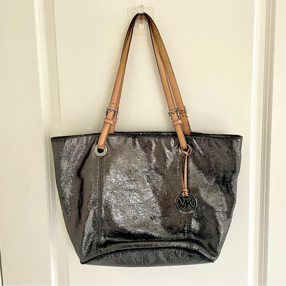 Michael Kors Silver leather bag